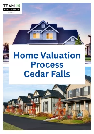Home Valuation Process | Cedar Falls