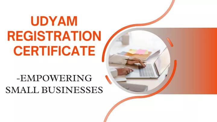 udyam registration certificate empowering small