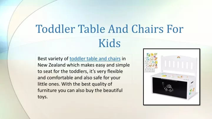 toddler table and chairs for kids