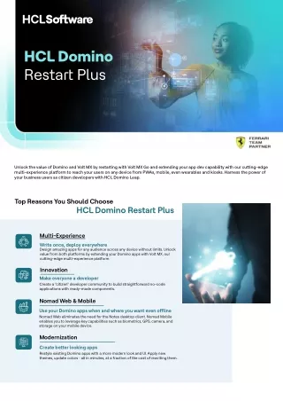 hcl domino restar plus