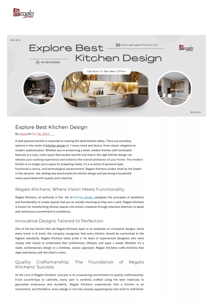 explore best kitchen design