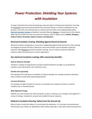 power protection shielding your systems