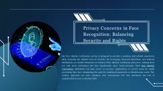 Privacy Concerns in Face Recognition Balancing Security and Rights