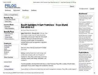 Booth builders in San Francisco - Expo Stand Services LLC