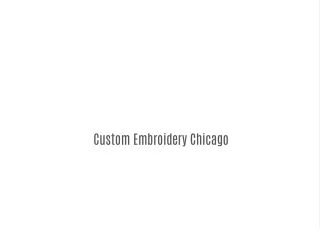 custom embroidery chicago