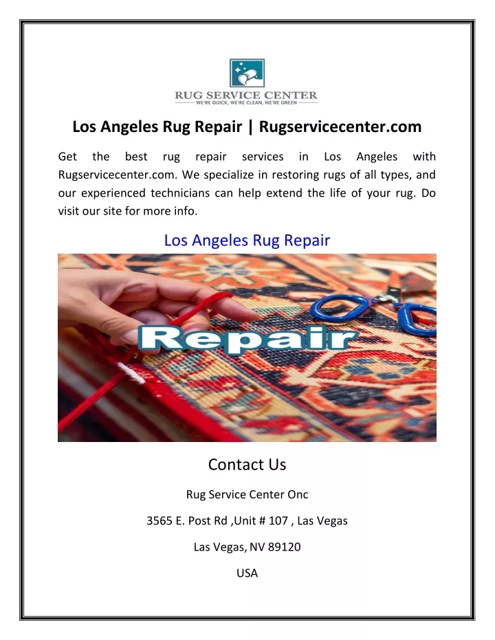 los angeles rug repair rugservicecenter com