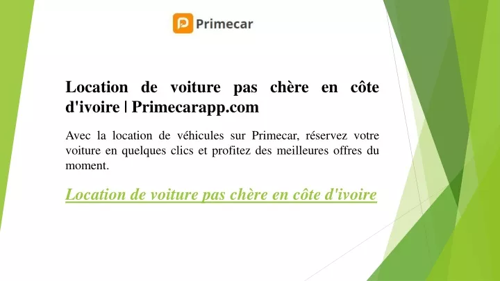 location de voiture pas ch re en c te d ivoire