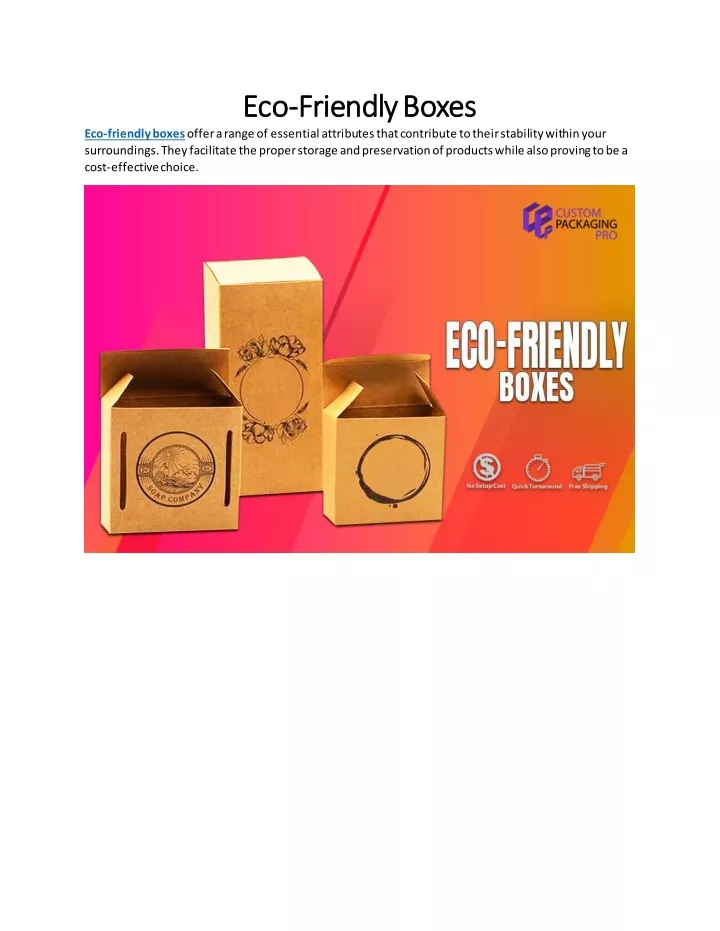 eco eco friendly boxes friendly boxes