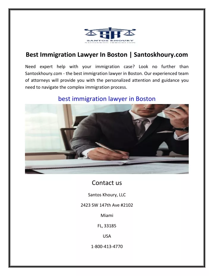 best immigration lawyer in boston santoskhoury com