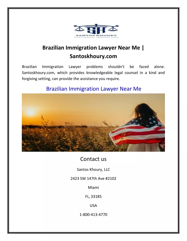 brazilian immigration lawyer near me santoskhoury
