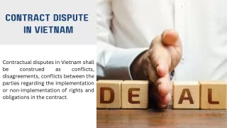 How to Settle the Contract Disputes in Vietnam