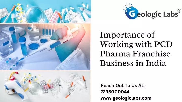 importance of working with pcd pharma franchise