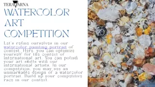 Enroll in the TERAVARNA Watercolor Art Competition for a Shot at Recognition