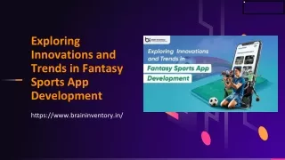 exploring innovations and trends in fantasy sports app development