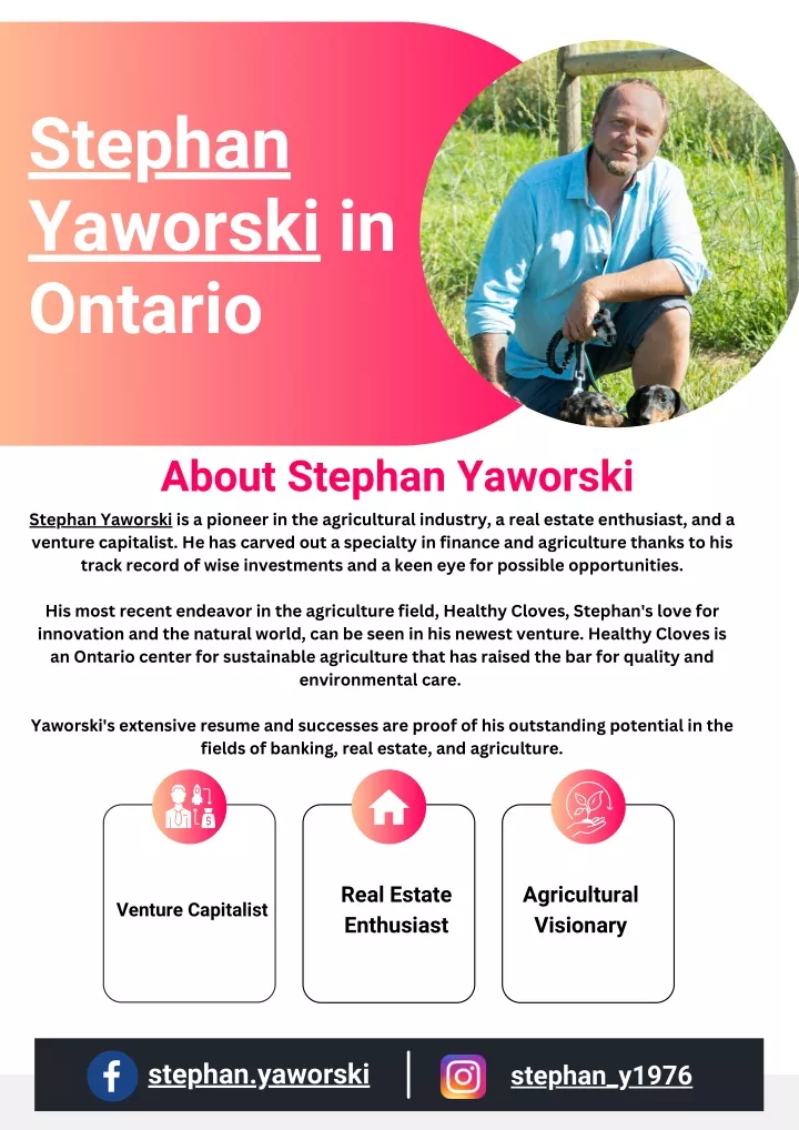 stephan yaworski in ontario