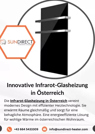 Innovative Infrarot-Glasheizung in Österreich