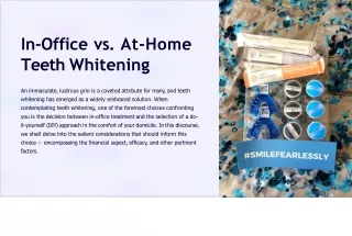 In-Office vs. At-Home Teeth Whitening