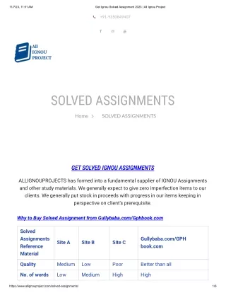 PPT - Ignou Solved Assignment 2023-24 online available PowerPoint ...