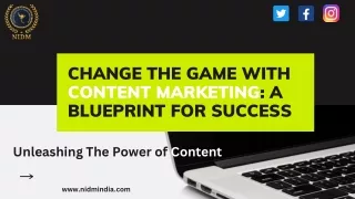 Change the Game with Content Marketing A Blueprint for Success