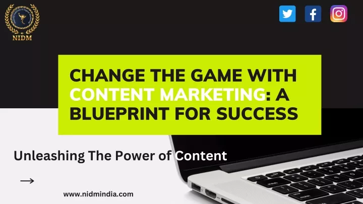 change the game with content marketing