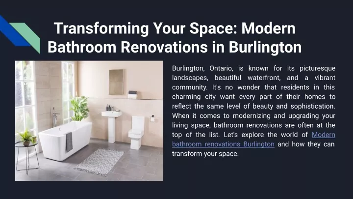 transforming your space modern bathroom