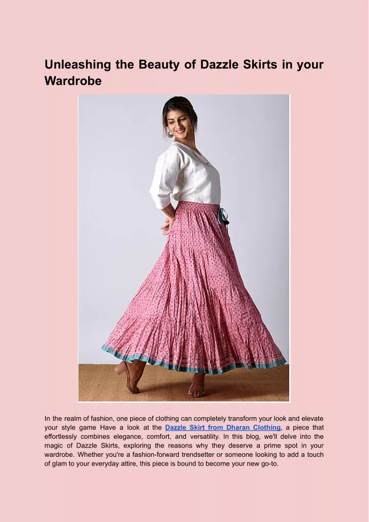 unleashing the beauty of dazzle skirts in your