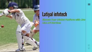 Cricket Live Line API: The Ultimate Cricket Data Solution