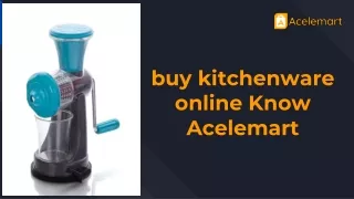 buy kitchenware online know - acelemart