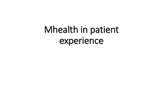 Mhealth in patient experience