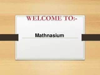 welcome to