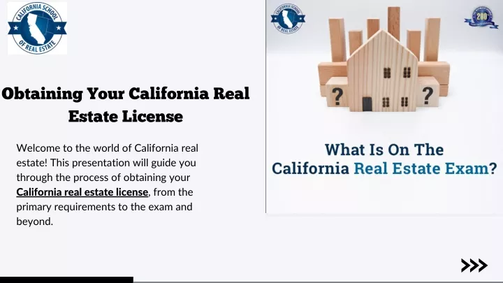obtaining your california real estate license