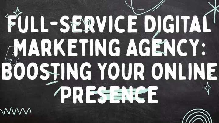 full service digital marketing agency boosting