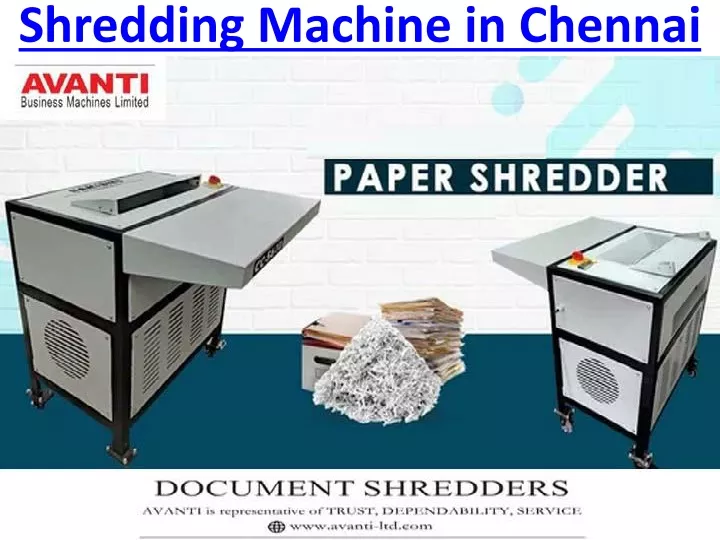 shredding machine in chennai
