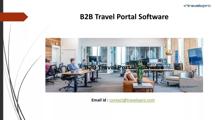 b2b travel portal software