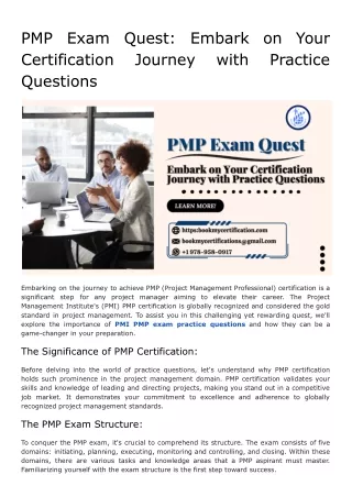 pmp certification questions