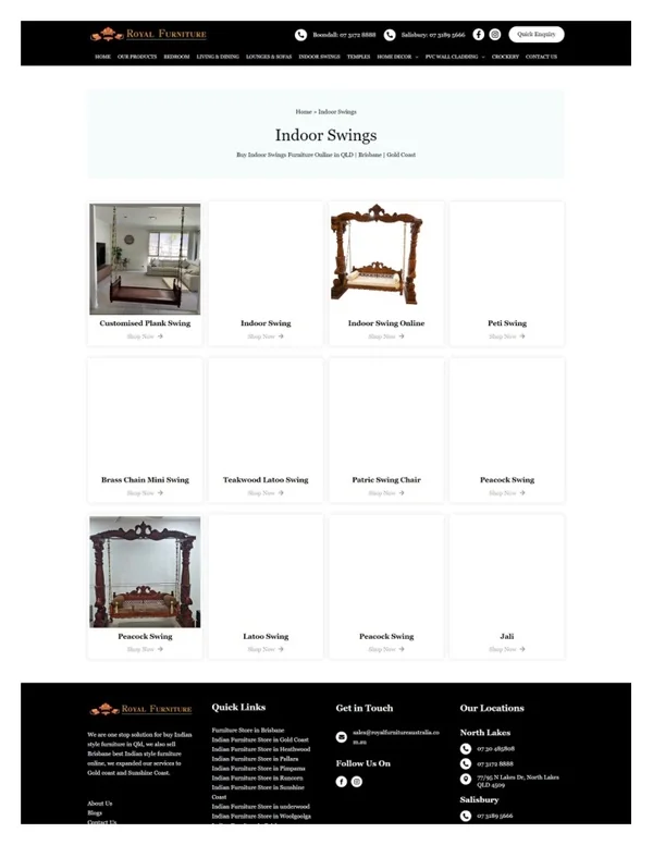 Buy Indoor Swings Furniture Online In QLD