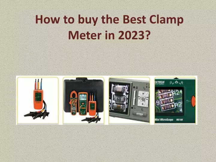how to buy the best clamp meter in 2023