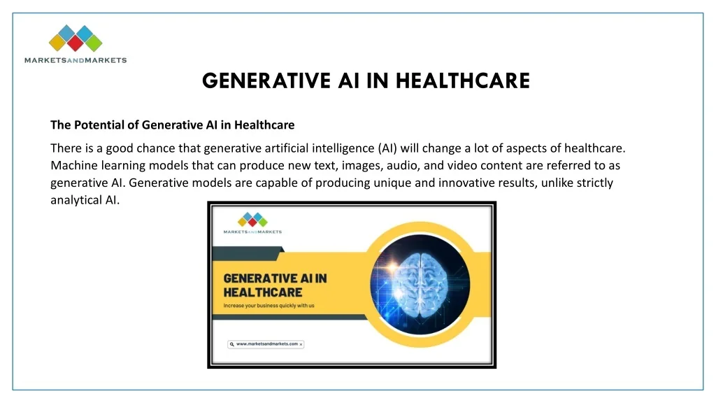 PPT - generative ai in healthcare PowerPoint Presentation, free ...