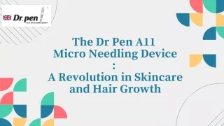 Elevate Your Salon Experience: Dr Pen A11's Inductive Innovation