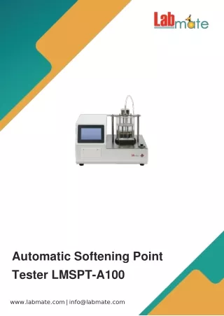 Automatic-Softening-Point-Tester