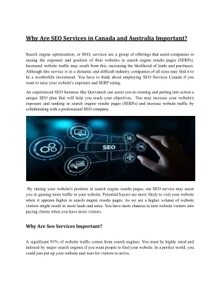 Why Are SEO Services in Canada and Australia Important_.docx