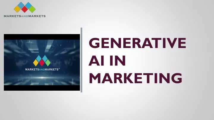 generative ai in marketing