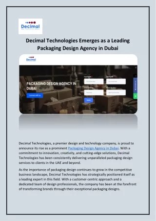 decimal technologies emerges as a leading