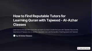 How to Find Reputable Tutors for Learning Quran with Tajweed