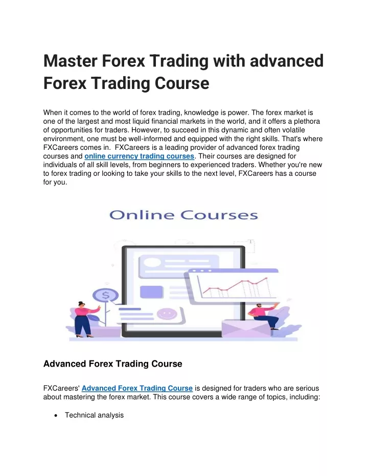 master forex trading with advanced forex trading