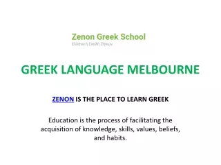 GREEK LANGUAGE MELBOURNE