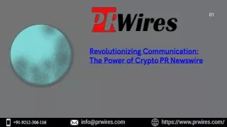 Revolutionizing Communication The Power of Crypto PR Newswire