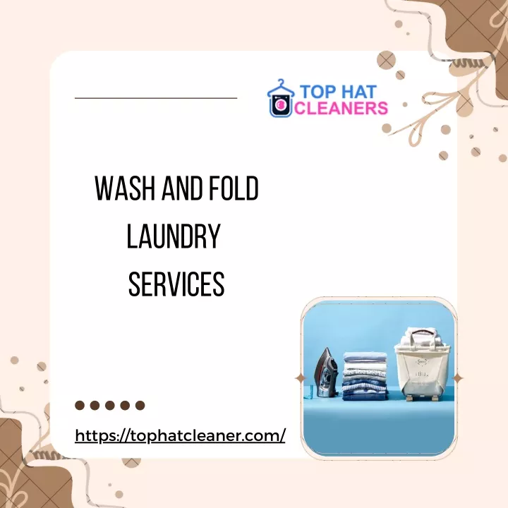 wash and fold laundry services