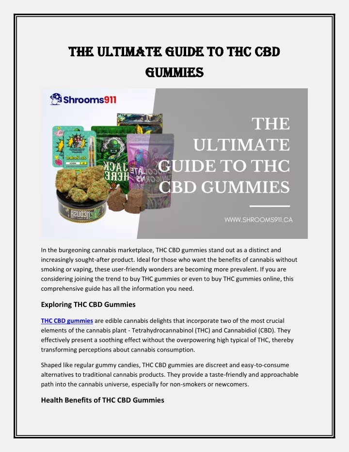 the ultimate guide to thc cbd the ultimate guide