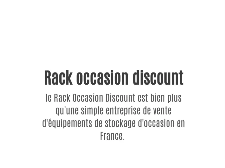 rack occasion discount le rack occasion discount